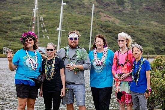 12/01/19, crew, gathering, golden rule, hula, nawiliwili, sail boat