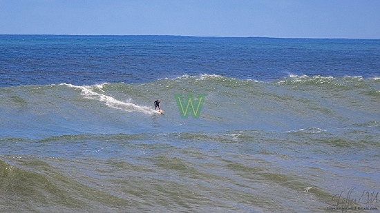 big wave surfing, black vest, haena, hāʻena, orange board, 01/16/21