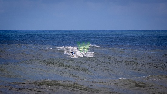 big wave surfing, blue vest, haena, hāʻena, yellow board, 01/16/21