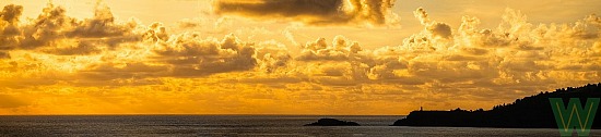 Golden Kilauea Skies